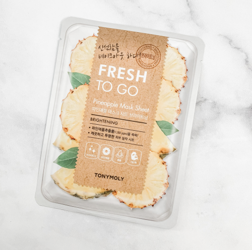 Tony Moly �������� ����� � ���������� �������, Fresh To Go Pineapple Mask Sheet ���� 3