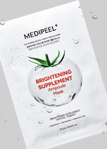 MEDIPEEL          , Glutathione Crystal Tomato Ampoule Mask  4