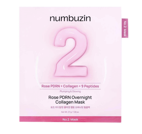 Numbuzin ������ ������������ ����� � ���� � ����������, No.2 Rose PDRN Overnight Collagen Mask