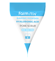 FarmStay Скраб для лица с гиалуроновой кислотой пирамидка  Baking power hyaluronic acid pore scrub