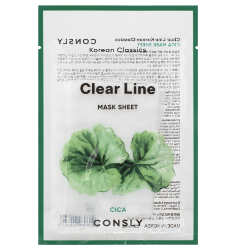 Consly �������� ����� � ��������� ���������, Clear Line Korean Classics Cica Mask Sheet