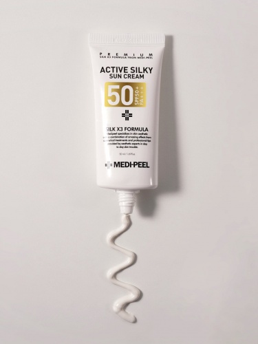 MEDIPEEL      ,  Active silky sun cream SPF50+ PA+++  5