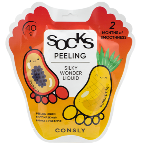 Consly �������������� ������-������� � �������� � �������, Silky Wonder Liquid Foot Mask Peeling Socks