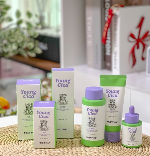 MEDIPEEL    ,   , Young Cica PDRN Trouble Soothing Cream  6