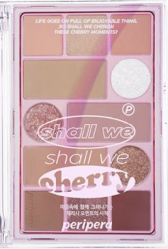 Peripera   12 ,  02 Shall We Cherry (), All Take Mood Technique Palette