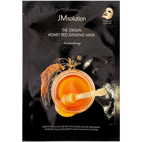 JMsolution ����������� �������� ����� � ������� ��������� � ����, The Origin Honey Red Ginseng Mask