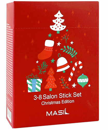 Masil Рождественский набор восстанавливающих саше для волос 20 шт  3-8 Salon Stick Set Christmas Edition