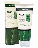 FarmStay Пенка для умывания с алоэ  Aloe pure cleansing foam