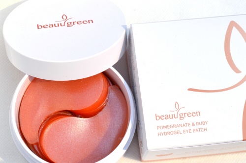 Beauugreen      Vitalising solution pomegranate & ruby hydrogel eye patch  4