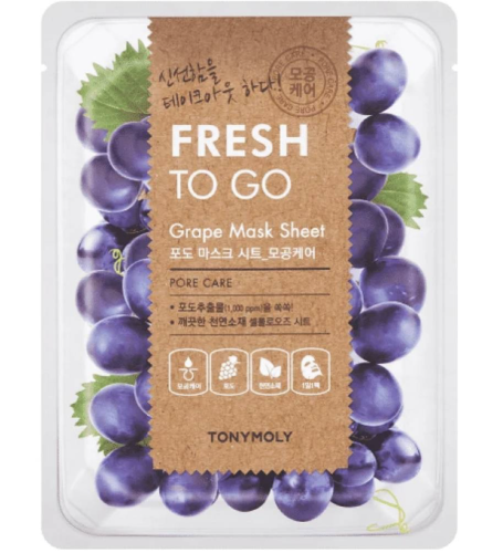 Tony Moly �������� ����� � ���������� ���������, Fresh To Go Grape Mask Sheet