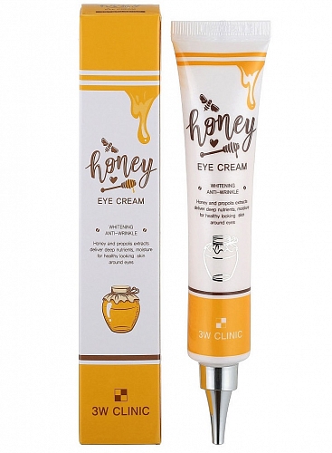 3W clinic Крем для век с мёдом  Honey eye cream