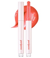 Peripera  -  ,  01 Peach Fondue, Heart Jam Glow Lip