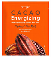 Petitfee Гидрогелевая маска с какао  Cacao energizing hydrogel face mask