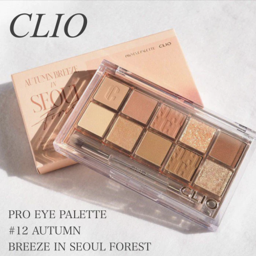 CLIO ������� ����� ��� ��� 10 ������, ������� 12 Autumn Breeze In Seoul Forest, Pro Eye Palette ���� 3