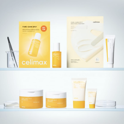 Celimax �������� ����� ������ ����������� � ����-���� � ������������, Pore+dark spot brightening serum mask ���� 6