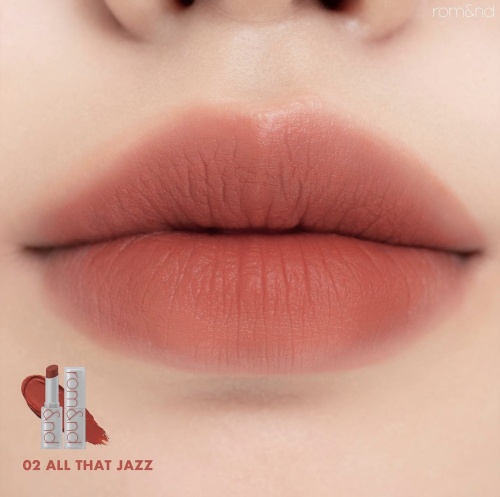 Rom&nd   ,  02 All That Jazz, Zero Matte Lipstick  8