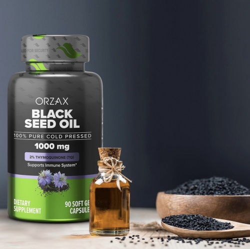 [] Orzax      1000 , 90   Black Seed Oil Dietary Supplement  6