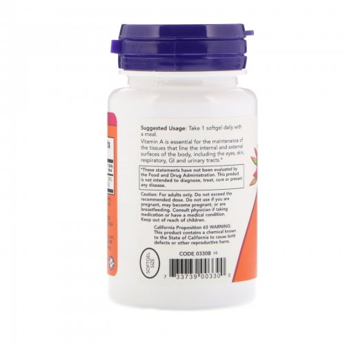 [] Now Foods    (), 100 , Vitamin A Essential Nutrition 100 Softgels  3
