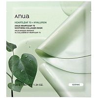 Anua Гидрогелевая маска с алоэ вера и хауттюйнией, Heartleaf 70 Soothing Collagen Mask