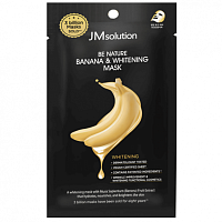 JMsolution �������� ����� � ������� � ������������, Be Nature Banana & Whitening Mask