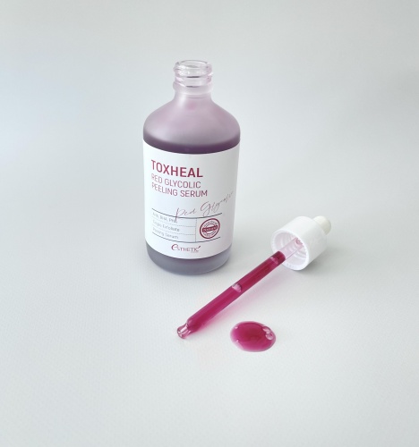 Esthetic House Пилинг-сыворотка с кислотами  Toxheal red glycol peeling serum фото 10