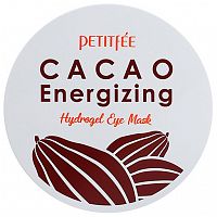 Petitfee Гидрогелевые патчи с какао  Cacao energizing hydrogel eye mask