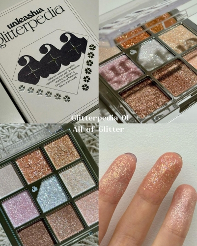 Unleashia        9 ,  1 All of Glitter, Glitterpedia Eye Palette  10