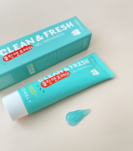 Consly      +    Clean&fresh gel toothpaste ginkgo biloba & seaweed  7