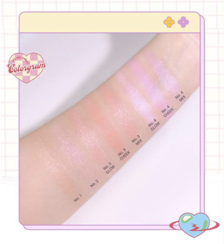 Colorgram ���������� ������� ���������, ������� 05 Spring Pink Blossom, Milk Bling Heartlighter ���� 5