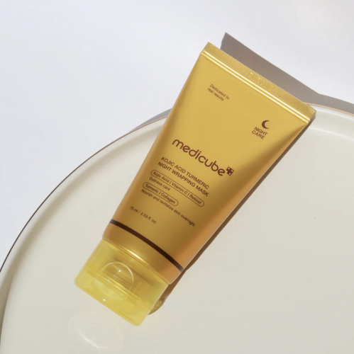 Medicube  -  ,     , Kojic Acid Turmeric Night Wrapping Mask  4