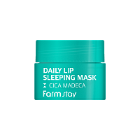 FarmStay Ночная маска для губ с центеллой мини  Daily lip sleeping mask cica madeca