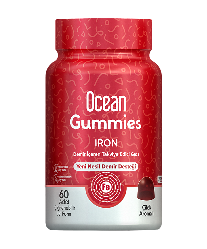 [] Orzax Ocean      (: ), 60 , Gummies Iron Strawberry