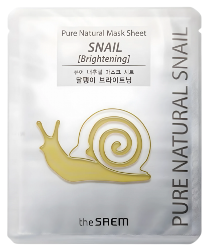 The SAEM        (  ) Pure Natural Mask Sheet Snail Brightening