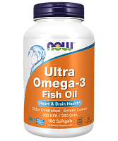 [] Now Foods   -3, 180 , Ultra Omega-3 Fish Oil 180 Softgels