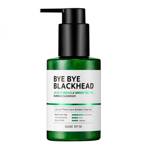 Some by mi  -       Bye Bye blackhead 30 days miracle green tea tox bubble cleanser