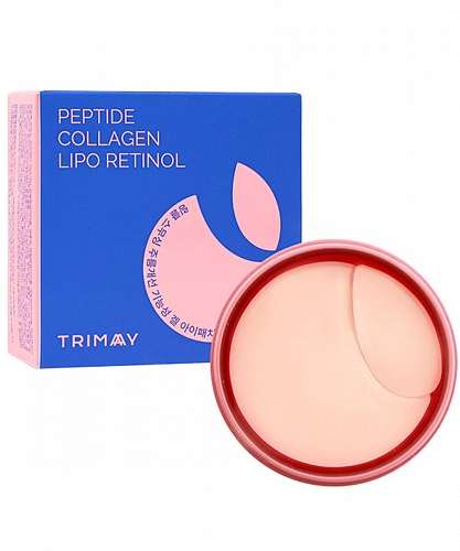 Trimay       60 , Wrinkle Smoothing Gel Eye Patch Peptide Collagen Lipo Retinol