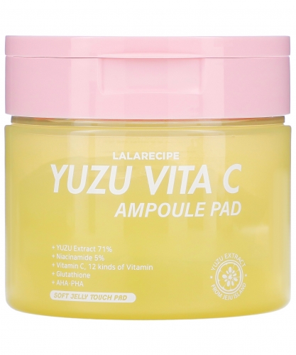 LALARECIPE        , 80 , Yuzu Vita C Ampoule Pad