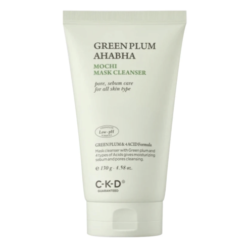 CKD ��������� �����-����� "����" � ���������� ������ �����, Green Plum AHA BHA Mochi Mask Cleanser