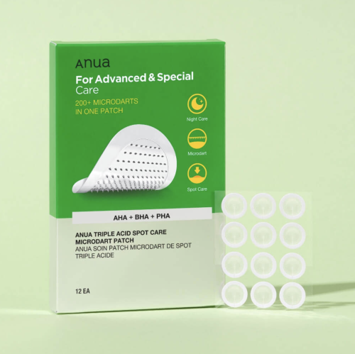 Anua      , 12 , Triple Acid Spot Care Microdart Patch AHA+BHA+PHA  2