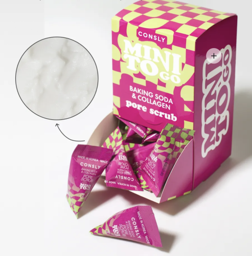 Consly ������ ����� ��� ���� � ����� � ���������� (���������), Mini To Go Baking Soda & Collagen Pore Scrub ���� 2