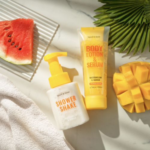 Spark&Glow ���������� ����-���� ��� ���� � �������� ������ � �����, Shower Shake Watermelon&Mango ���� 3