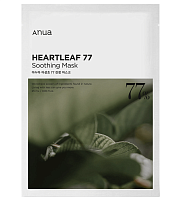 Anua        (77%), Heartleaf 77 Soothing Sheet Mask