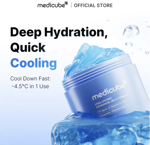 Medicube ������������ ����-���� � ����������, Hyaluronic Ceramide Jelly Cream ���� 4