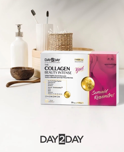 [������] Day2Day �������� ��������, 30 ���� (����� ������),  The Collagen Beauty Intense New Yeni (Seramid & Resveratrol) 30 sashe ���� 2