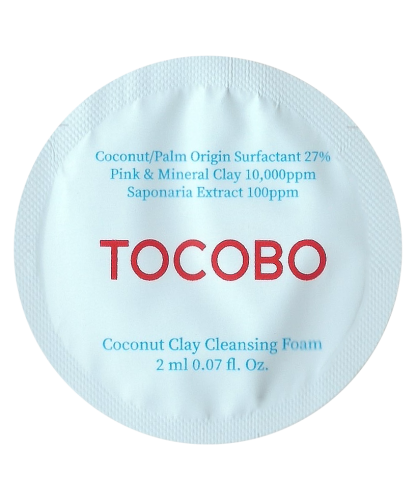 Tocobo         (), Coconut Clay Cleansing Foam Tester