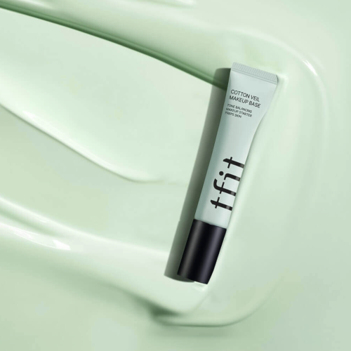 TFIT ���������� ����-������� ��� ������ ��� ������������� �����������, Cotton Veil Makeup Base 01 Pure Green ���� 3