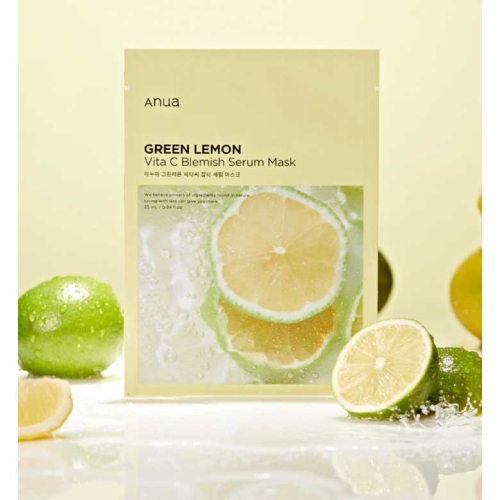 Anua          , Green Lemon Vita C Blemish Serum Mask  6