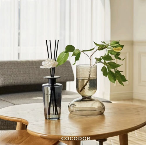 Cocodor     [Balsam & Cedar -    ] Black Edition White Flower Reed Diffuser  10