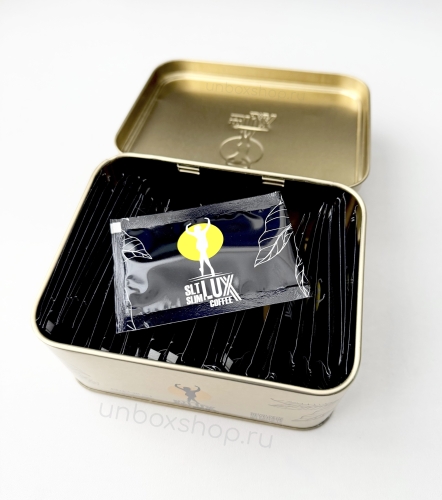 [������] Lux Coffee �������� ���� ��� ��������� �������, 30 ���� SLT Slim Lux Coffee Premium L-carnitine&Collagen NEW, 30 sachets ���� 5