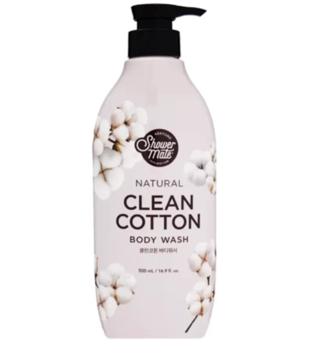 Shower Mate    " ", Natural Clean Cotton Body Wash
